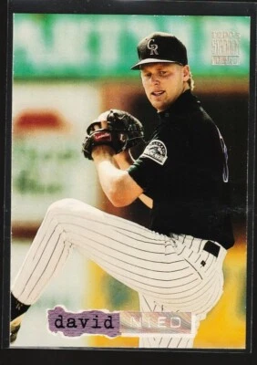1994 (ROCKIES) Stadium Club Golden Rainbow #153  - David Nied - Image 1 of 2