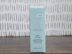 SKINCEUTICALS AOX EYE GEL TRIPLE ANTIOXIDANT 0.5 OZ NEW IN BOX - Picture 1 of 3