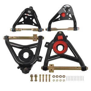 Upper&Lower Tubular Control Arms Set for 1958-1964 Chevy Impala Bel Air Biscayne - Picture 1 of 12