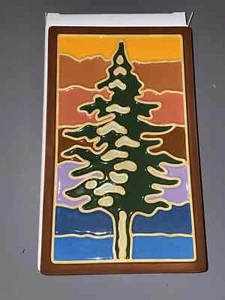 New Rare Disney's Grand Californian Hotel Tree Logo Decorative Tile Disneyland - Picture 1 of 5