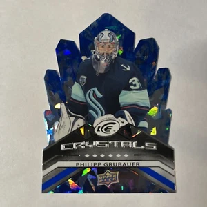 2021-22 Upper Deck Ice Crystals Die Cut #IC-26 Philipp Grubauer - Bild 1 von 2