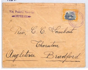 GUATEMALA Cover GB Bradford via Puerto Barrios 1913{samwells-covers}YL291 - Picture 1 of 12