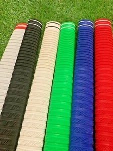Impugnature per mazza da cricket antiscivolo multicolore impugnatura in gomma di alta qualità - Foto 1 di 8
