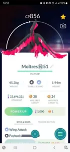 Galarian Moltres - Pokemon Trade Go - Picture 1 of 2