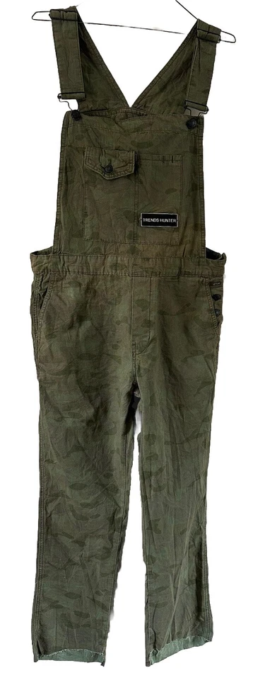 Zara  Camouflage Dungaree Overalls Size Small 8-10 New - Image 1 of 4