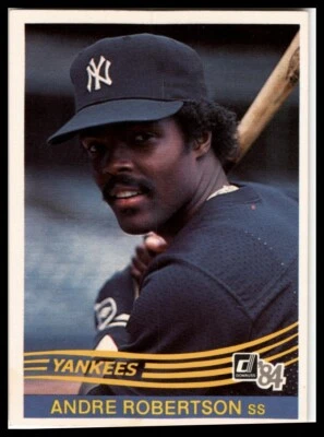 1984 Donruss #347 Andre Robertson - Image 1 of 2