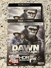 Dawn of the Planet of the Apes (4K UltrA HD/Blu-ray w/slipcover) Practically New