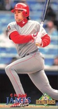 1994 Fleer Extra Bases Chris James Texas Rangers #181