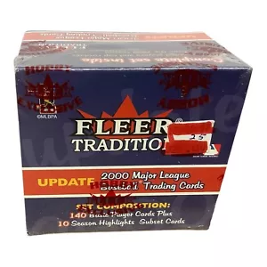 2000 Fleer Baseball Tradition Hobby Exclusive Traded Players & Top Rookies Box - Picture 1 of 6