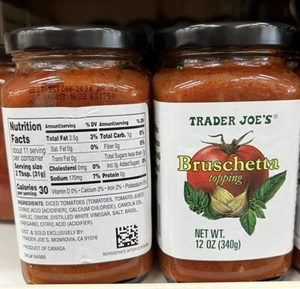 TRADER JOES BRUSCHETTA TOPPING 12 OZ/ 2 PACK! HOT ITEM!! 🔥 - Picture 1 of 1