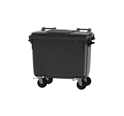 660 Litre Wheelie Bin - 4 wheeled bin - EN840 - Delivered 4 working days  - Image 1 of 4