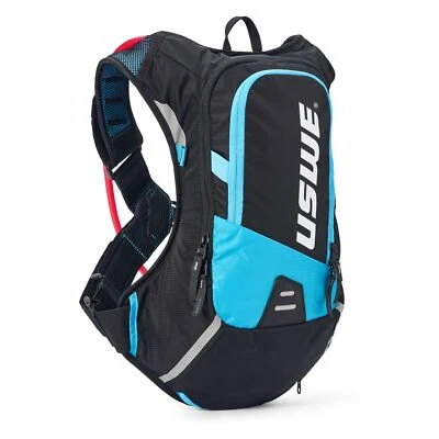USWE MTB Hydro 8L Hydration Pack w/3.0L Bladder Cycling MTB Gravel Enduro - Blue - Image 1 of 4