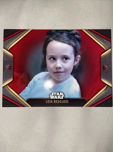 Star Wars Topps 2023 Obi Wan Kenobi Leia gerettet selten rot parallel (24/99) - Bild 1 von 2