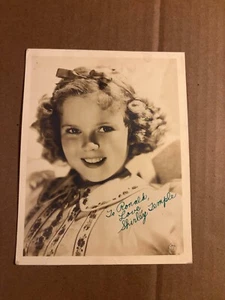 Shirley Temple sehr seltenes sehr frühes handsigniertes Foto signiert als Kind 30er Prime - Bild 1 von 8