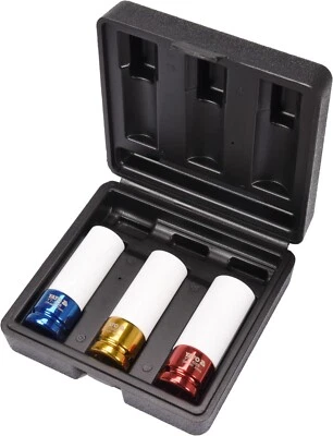 Profi Schlag Stecknüsse für Alu Felgen 3 tlg. Yato YT-1056 Chrom-Molybdänstahl - Bild 1 von 4