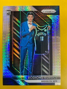 D56447  2018-19 Panini Prizm Prizms Hyper #188 Rodions Kurucs ROOKIE 