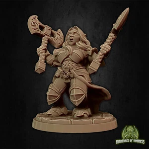Ignes The Assoult - Dwarf | D&D | Pathfinder | Fantasy | 3D printed - Picture 1 of 4