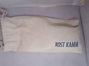 H120 - KOSTKAMM - Vegane Bartbürste - Birnbaum-Holz & Sisalborsten - Oval - NEU - Bild 1 von 3