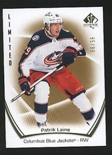 2021-22 Upper Deck SP Authentic PATRIK LAINE #3 Limited 85/99 Blue Jackets