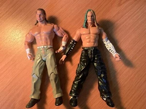 USATO WWE JAKKS BASIC JEFF MATT HARDY BOYZ personaggio TEAM giocattolo wrestling fratello nero - Foto 1 di 2