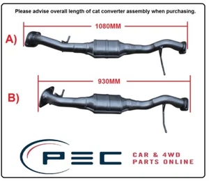 STANDARD REPLACEMENT CATALYTIC CONVERTER FOR FORD RANGER PJ PK 2.5L 3.0L DIESEL - Picture 1 of 2