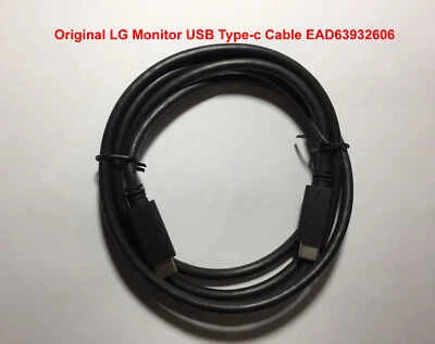New Original LG EAD63932606 USB Type-C Cable for LG 27UK670-B 4K IPS LED Monitor - Image 1 of 4