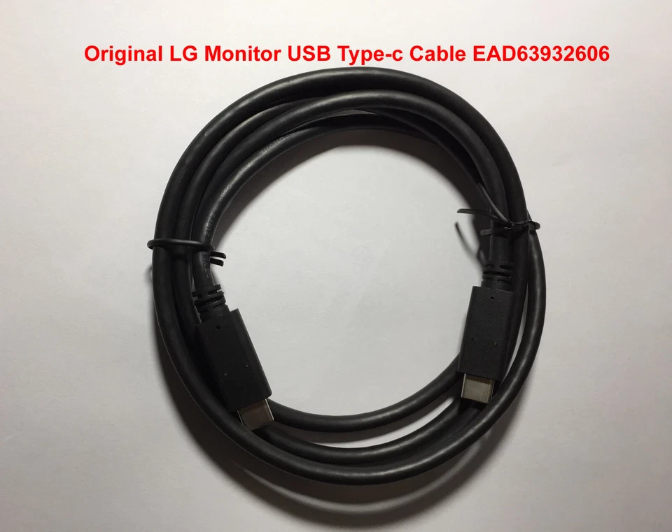 EAD63932606 USB Type-C Cable for LG 27UK670-B 4K IPS LED Monitor Original LG