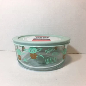 PYREX Star Wars The Child BABY YODA 4 Cup Storage Bowl Special Edition NWT - Picture 1 of 7