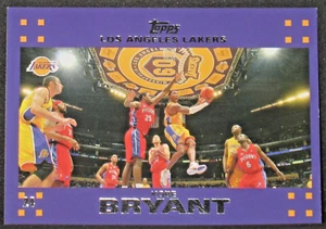 Kobe Bryant 2007-08 Topps Team Set Purple #LAL8 Los Angeles Lakers HARD TO FIND - Picture 1 of 2