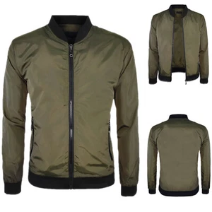 Giubbotto Uomo Bomber Impermeabile Giubbino Leggero Giacca Ragazzo VEQUE - Imagen 1 de 28