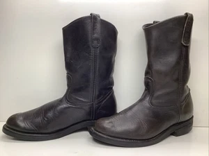 BOTAS NEGRAS DE TRABAJO PECOS RED WING RED WING DE COLECCIÓN PARA HOMBRE TALLA 10 D - Imagen 1 de 11