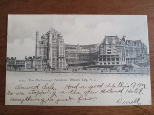c1905 Marlborough Blenheim Hotel, Atlantic City, NJ, Rotograph, Boardwalk - Bild 1 von 2