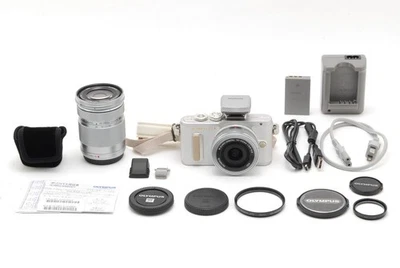 【MINT S/C 2778】Olympus Pen E-PL8 16.1MP Digital Camera 14-42mm 40-150mm Lenses - Image 1 of 4