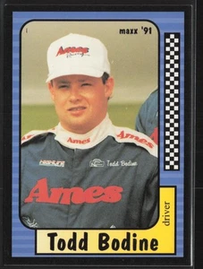 1991 Maxx #203 Todd Bodine Highline Racing Rookie - Picture 1 of 2