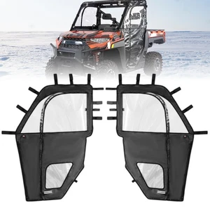 2PCS UTV Soft Cab Enclosure Upper Doors for Polaris Ranger XP 1000/1000 2017-25 - Picture 1 of 12