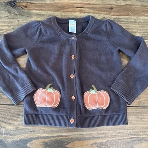 Cardigan maglione zucca Gymboree bambina 5t - Foto 1 di 7