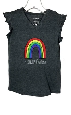 Camisa Wes And Willy Florida Gators Niño Pequeño Talla 3T Arco Iris Gráfico Gris Carbón Foto 1 de 3