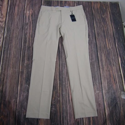 Peter Millar Pants Mens 32x32 Oat Surge Tailored Fit Performance Dress New - Image 1 of 4
