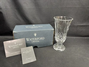 Waterford "LISMORE" Trumpet Shape ~ Footed Vase - 7" Tall w/Box - Picture 1 of 13