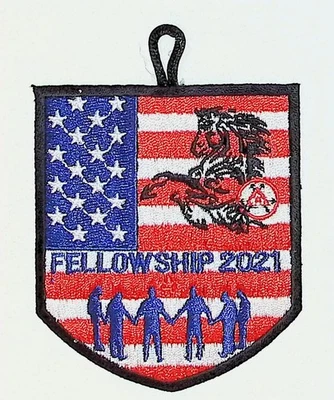 Es Kaielgu Lodge 311 Inland Northwest WA 2021 Fellowship Patch BLK Bdr (PK1273) - Image 1 of 2