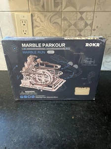 NEW SEALED ROKR Marble Parkour Marble Run LG501 254 pc wooden model kit - Picture 1 of 10