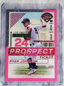 Ryan Johnson 2024 Panini Prospect Edition Pink Velocity Prizm 10/79 #110 Angels - Bild 1 von 2