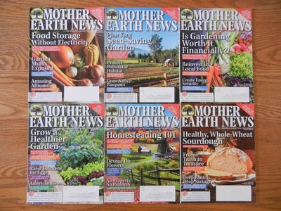 Mother Earth News Magazine 2025 Full Year 6 Issues DIY Homesteading Foto 1 de 4