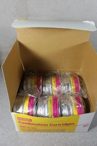 6 Pack MSA 464027 GMC-H Combination Cartridges Pesticides Organic Vapor T5 - Picture 1 of 6