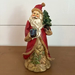 Vecchio Mondo Babbo Natale San Nicola Statuina Intagliata JingleBell Regali Natale Nuovo con etichette - Foto 1 di 13