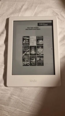 Amazon Kindle (8th Generation) E-Reader - White - 4GB, Wi-Fi, Boxed - Image 1 of 4