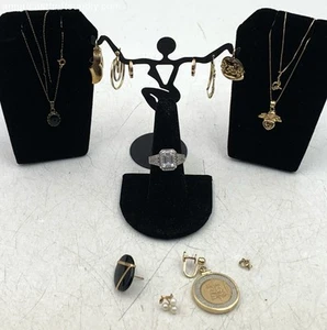 Fabolous 10K & 14K Gold Jewelry Scrap Lot 24.8g - Picture 1 of 9