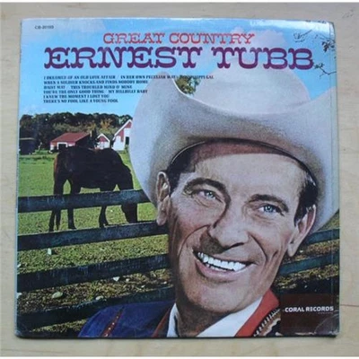 ERNEST TUBB GREAT COUNTRY LP 1968 (LIGHT SIGNS OF USE) USA - Image 1 of 2