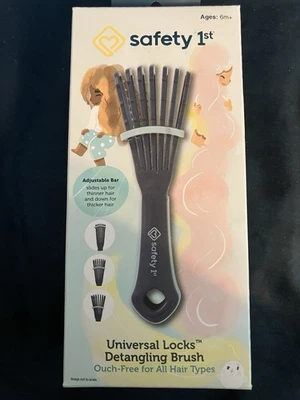 NIB safety 1st Universal Locks Detangling Brush “ouch-free For All Hair Types” - Image 1 of 4