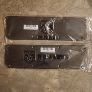Truck Gatorback Titanium Mud Flap Plate- RAM Head For 19" Dually. 2 Designs - Bild 1 von 10